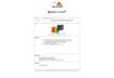 Immagine di Portaprogetti con bottone EURO-CART presspan monolucido 25x35 cm dorso 10 cm arancio - CP10AR_DESK