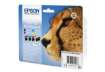 Immagine di Cartucce inkjet Ghepardo T0715 Epson nero+ciano+magenta+giallo Conf. 4 - C13T07154012