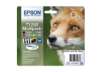 Immagine di Cartucce inkjet ink pigmentato Volpe T1285 Epson n+c+m+g Conf. 4 - C13T12854012