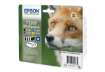 Immagine di Cartucce inkjet ink pigmentato Volpe T1285 Epson n+c+m+g Conf. 4 - C13T12854012