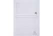 Immagine di Cartelline con finestra Exacompta Forever® A4 cartoncino 120 g/m² bianco conf. da 100 - 50110E