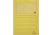 Immagine di Cartelline con finestra Exacompta Forever® A4 cartoncino 120 g/m² giallo conf. da 100 - 50109E