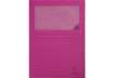 Immagine di Cartelline con finestra Exacompta Forever® A4 cartoncino 120 g/m² fucsia conf. da 100 - 50108E