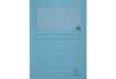 Immagine di Cartelline con finestra Exacompta Forever® A4 cartoncino 120 g/m² azzurro conf. da 100 - 50106E