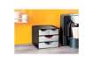 Immagine di Cassettiera da tavolo CEP Take a break 4 cassetti 18,5x18,6x17,5 cm nero 1082110561
