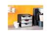 Immagine di Cassettiera da tavolo CEP Take a break 4 cassetti 18,5x18,6x17,5 cm nero 1082110561