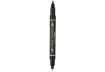 Immagine di Marcatore permanente doppia punta Pentel Twin Tip tratti F-M nero N75W-AE