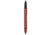 Immagine di Marcatore permanente doppia punta Pentel Twin Tip tratti F-M rosso N75W-BE