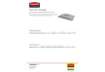 Immagine di Coperchio Slim Jim con maniglia Rubbermaid GREY FG268888LGRAY