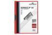 Immagine di Cartellina con clip Durable DURACLIP® A4 - dorso 3 mm - capacità 30 fogli rosso - 220003