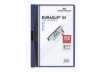 Immagine di Cartellina con clip Durable DURACLIP® A4 - dorso 3 mm - capacità 30 fogli blu - 220007