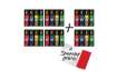Immagine di Post-it® Index Mini con dispenser rosso,verde, blu, giallo VALUE PACK 4+2 - 683- 4+2