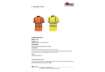 Immagine di T-Shirt alta visibilità Glitter U-Power cotone-poliestere giallo fluo - Taglia L - HL197YF GLITTER L