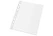 Immagine di Buste a perforazione universale Esselte Office f.to A5 100% riciclate trasparenti - conf. 100 pezzi