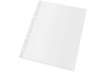 Immagine di Buste a perforazione universale Esselte De Luxe f.to 22x30 cm 100% riciclate trasparenti - conf. 50