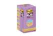 Immagine di Foglietti riposizionabili  Post-it® Super Sticky Color Notes 76x76 mm Tower Pack 16 blocchetti da 90