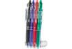 Immagine di Penne a sfera cancellabili Pilot Frixion Ball Clicker 0,7 mm nero blu rosso verde Set2go 4 pezzi - 0