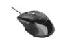 Immagine di Mouse con filo Trust Voca Comfort 800-2400 dpi USB 2.0 nero - cavo 160 cm 23650