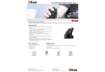 Immagine di Mouse verticale ergonomico wireless Trust VOXX ricaricabile - ricevitore USB A 2.0 con display - ner