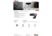 Immagine di Webcam Full HD Trust Tyro risoluzione 1080p con treppiede - nero 23637