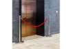 Immagine di Set di 2 colonne segnapercorso Securit® Budget 100x33x33 cm - cromato RS-LW-CH
