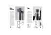 Immagine di Set di 2 colonne segnapercorso Securit® Budget 100x33x33 cm - cromato RS-LW-CH