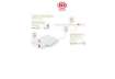 Immagine di Scatola di carta velina piegata Rex-Sadoch 100x140 mm 21 g/m² - bianco Conf. 100 pezzi piegati 50x35