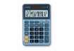 Immagine di Calcolatrici da tavolo CASIO Extra Big LC solare e batteria display 12 cifre - blu - MS-120EM-W-EP