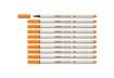 Immagine di Pennarello Stabilo Pen 68 brush - punta a pennello - M 1 mm arancio 568/54