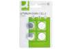 Immagine di Batterie al litio a bottone 3V Q-Connect CR2025 conf. 4 pezzi in blister - KF14559