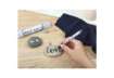 Immagine di Marcatore acrilico Edding 5300  - punta tonda 1-2 mm tratto fine - rosa fluo - E-5300 069