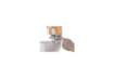 Immagine di Dispenser manuale Rubbermaid Flex 500 ml bianco 3486589