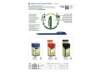 Immagine di Penne a sfera Tratto 1Uno Green Plastic punta 1 mm - tratto 0,5 mm - rosso Conf. 50 pezzi - F838302