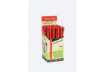 Immagine di Penne a sfera Tratto 1Uno Green Plastic punta 1 mm - tratto 0,5 mm - rosso Conf. 50 pezzi - F838302