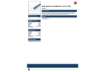 Immagine di Dorsi plastici CombBind a 21 anelli - 14 mm A4 - fino a 125 fogli - conf da 100 dorsi GBC blu - 4028