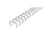 Immagine di Spitali metalliche a 34 anelli GBC WireBind 8 mm A4 argento - fino a 70 fogli - conf. 100 pezzi - RG