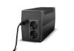 Immagine di Gruppo di continuità (UPS) PAXXON 800VA Trust con batteria integrata - 2 prese nero - 23503