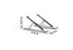 Immagine di Supporto universale regolabile per pc portatili e tablet FOLD Durable 5051-23