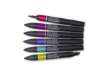 Immagine di Pennarelli Winsor&Newton Promarker doppia punta fine-larga - conf. 6 pz colori forti assortiti - 029