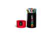 Immagine di Gift Box marcatore a tempera punta media colori assortiti Uni Posca tappo barattolo rosso - M 840085