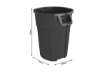 Immagine di Pattumiera Titan 120 lt Rotho nero  F600090