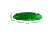 Immagine di Coperchio per pattumiera Titan 120 lt Rotho verde F600094