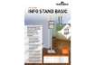 Immagine di Espositore da pavimento INFO STAND BASIC antracite Durable A3 5013-57