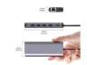 Immagine di Docking station universale multiporta USB-C™ Up parts grigio 7 in 1 UP-DS-9857T