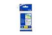 Immagine di Nastro laminato per etichettarice - nero/bianco Brother 9 mm x 8 mt TZe-221