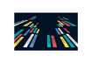 Immagine di Nastro laminato per etichettarice - nero/giallo Brother 24 mm x 8 mt TZe-651