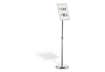 Immagine di Espositore da pavimento Durable con cornice a scatto in alluminio formato A4 4798-23