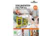 Immagine di Tasca porta documenti adesiva Durable formato A4 grigio antracite in conf. 5 pz - 4006-58
