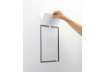 Immagine di Tasca porta documenti adesiva Durable formato A4 grigio antracite in conf. 5 pz - 4006-58