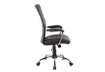 Immagine di Seduta semi-direzionale nera ecopelle con braccioli Office Products Ibiza 23023381-05